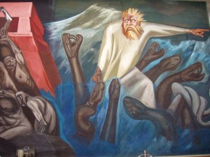 Detail or Quetzalcoatl by Jose Clemente Orozco