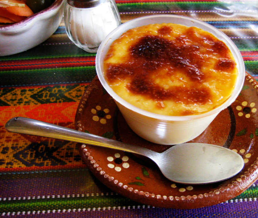 Jericalla flan is an authentic traditional mexican dishes to try while in Mexico